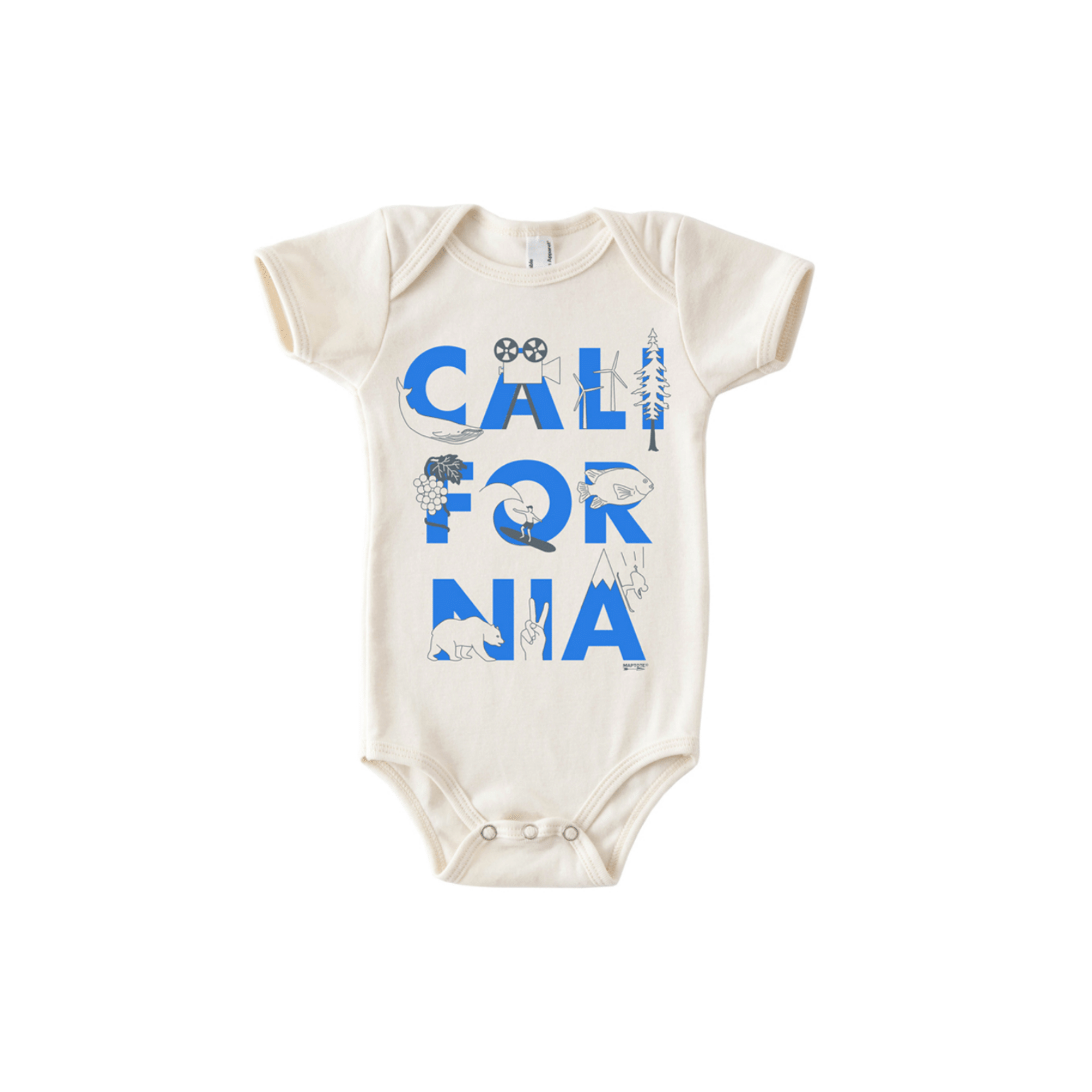 California Font Onesie