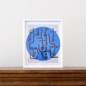 MODERN LINE FRAMED ART PRINTS