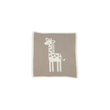 Giraffe Burp Cloth in Natural & Stone