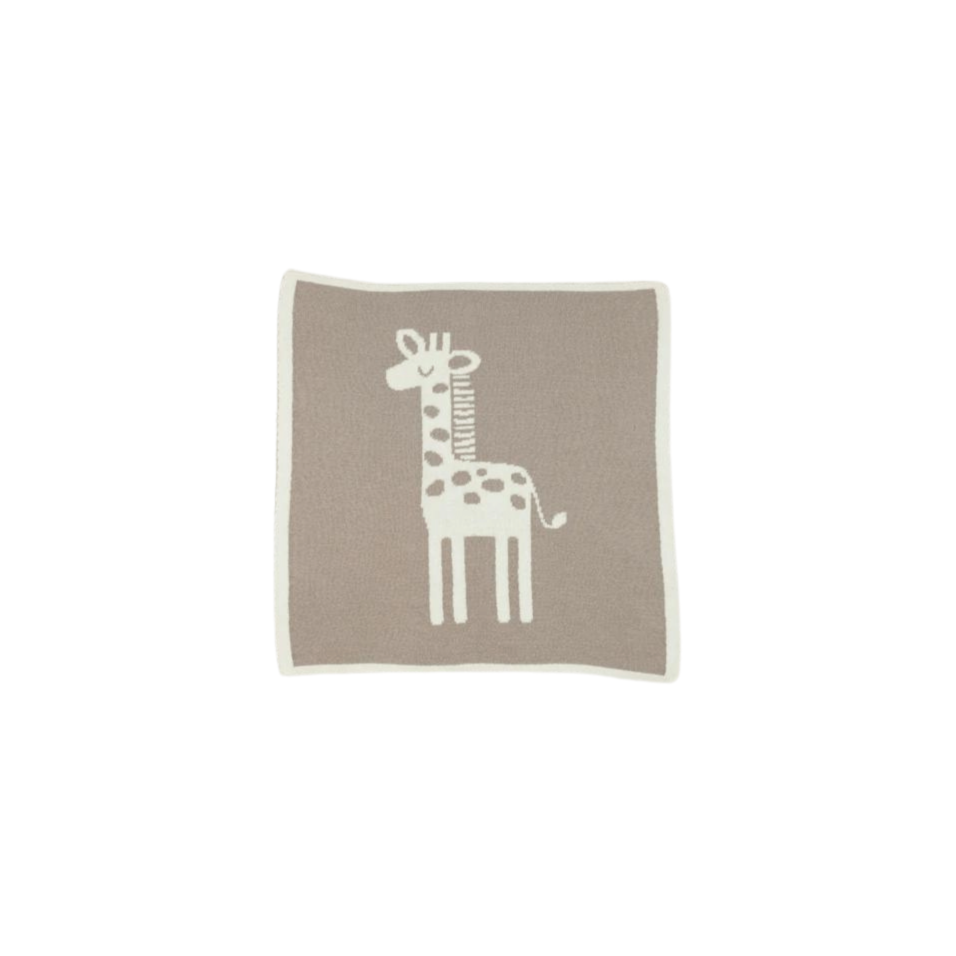 Giraffe Burp Cloth in Natural & Stone