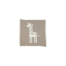 Load image into Gallery viewer, Giraffe Burp Cloth in Natural &amp; Stone
