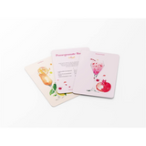 CLOSE UP OF 3 COCKTAIL CARDS