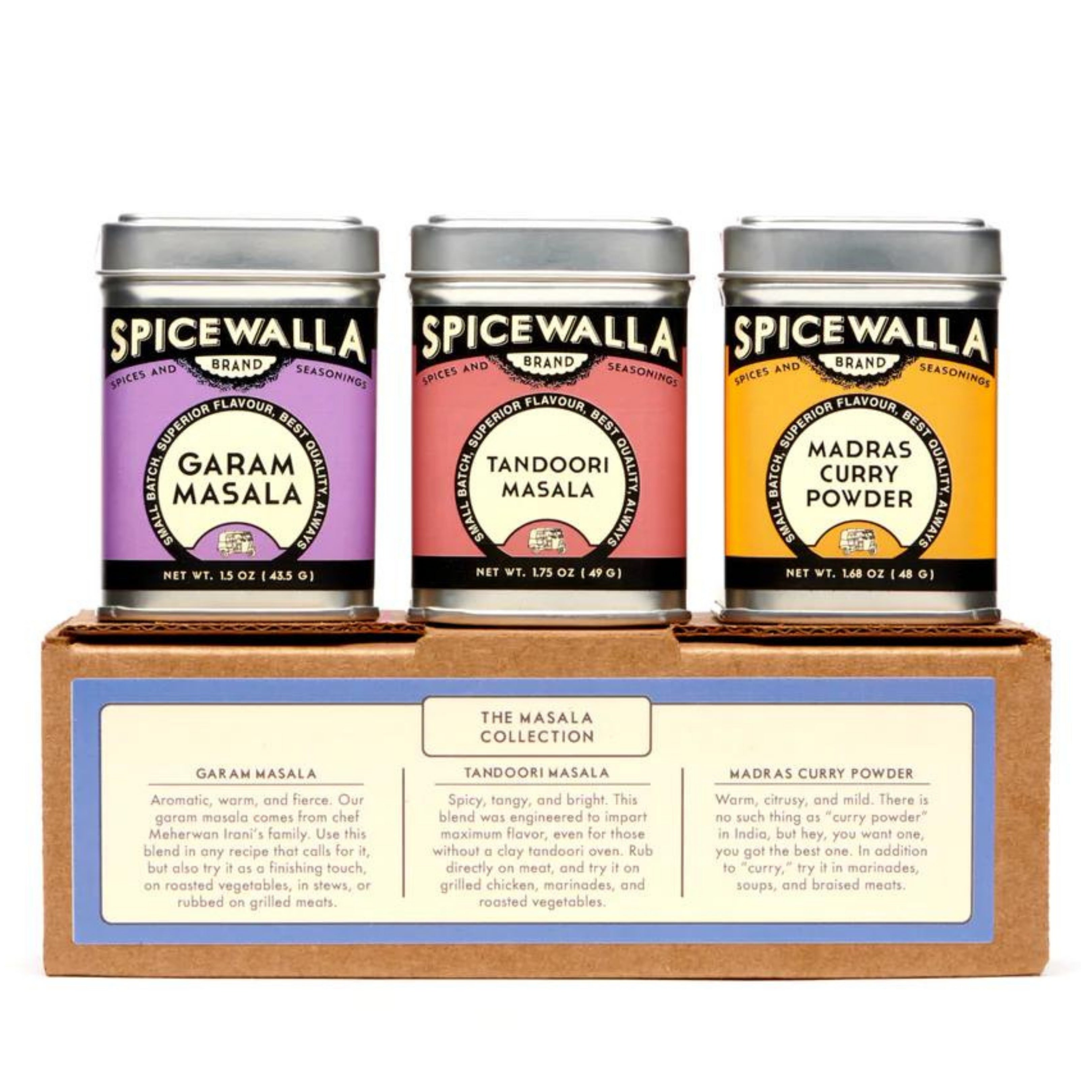 3 Pack Masala Collection - Spice Description