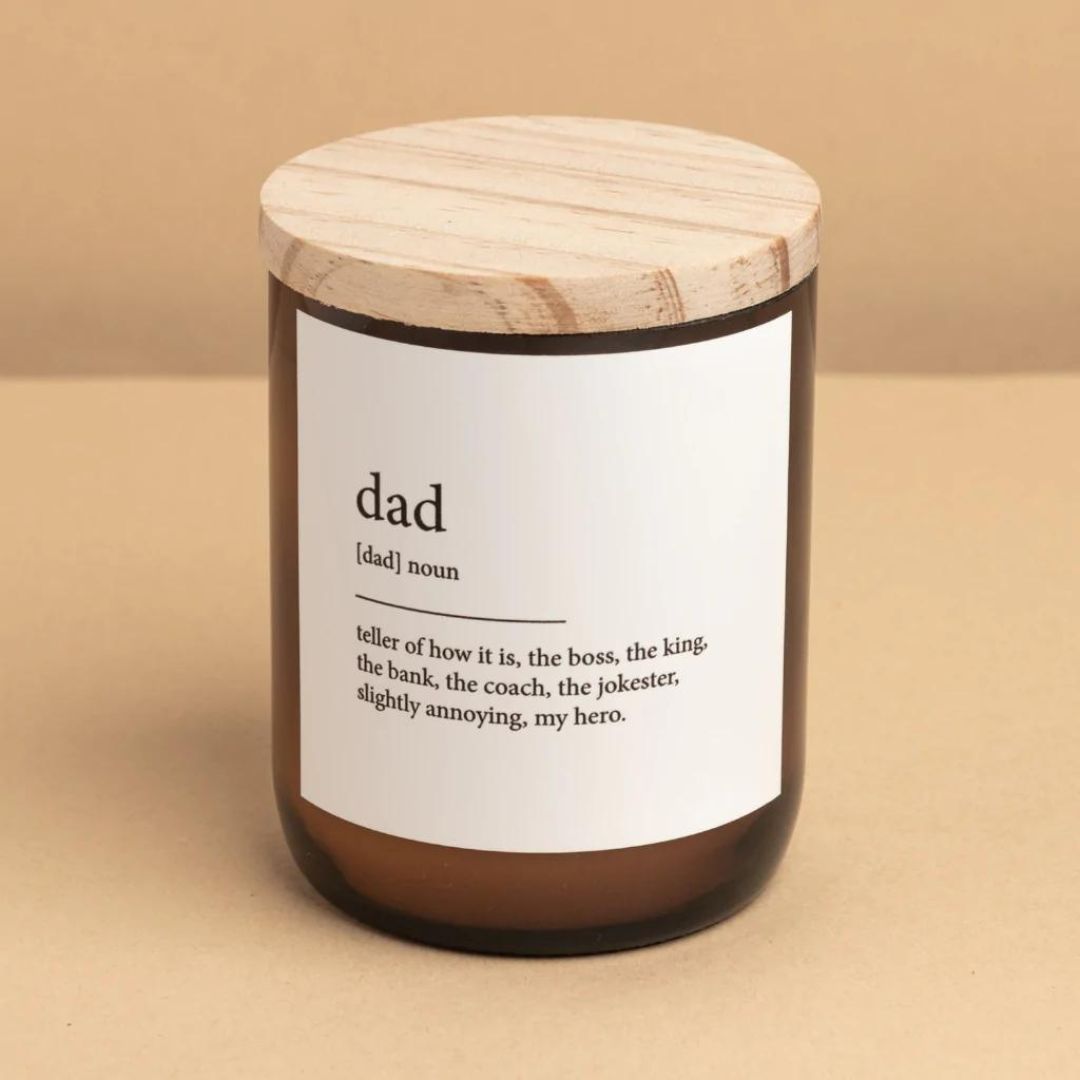 Dad Dictionary Soy Candle