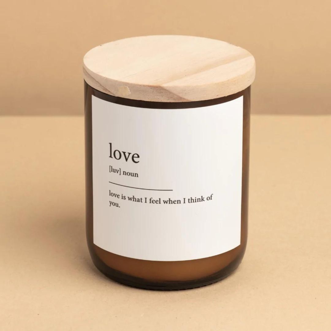 Love Dictionary Soy Candle