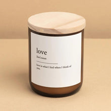 Load image into Gallery viewer, Love Dictionary Soy Candle
