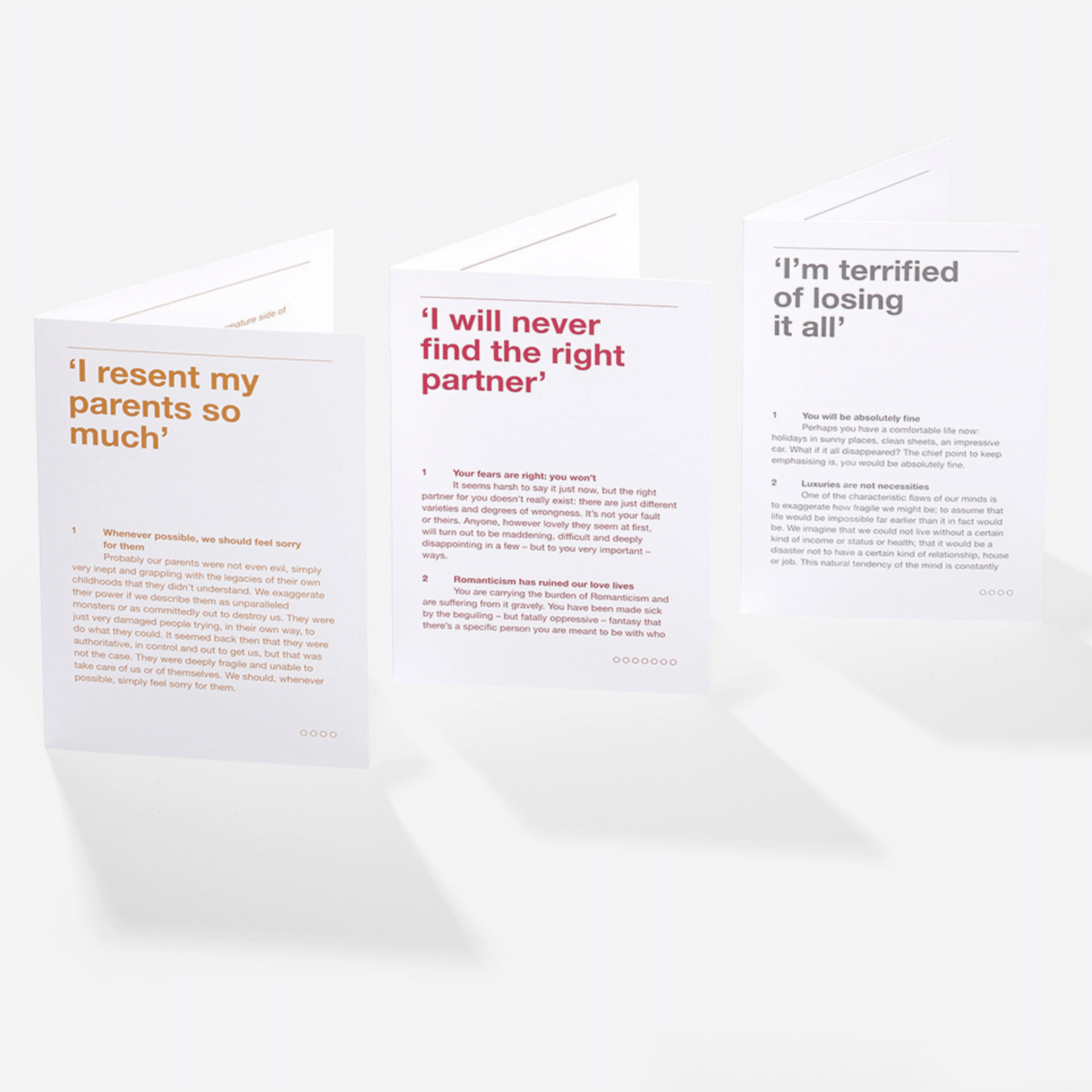Emotional First Aid Kit - Sample Cards
