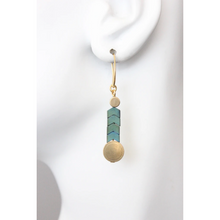 Load image into Gallery viewer, CHEVRON MOSAIC EARRINGS on manni
